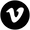 Vimeo Black Round
